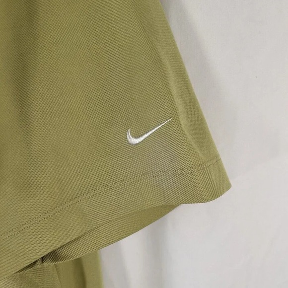 Nike Golf Polo Shirt Men's XXL Green Short Sleeve 1/4 Button Collared cfg - Picture 4 of 9